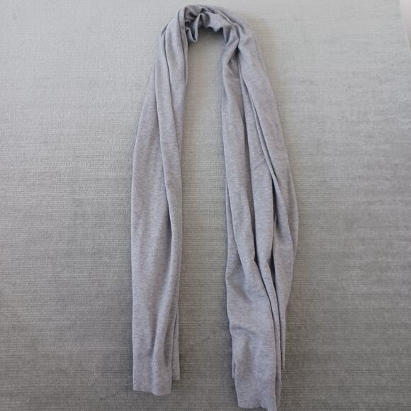 Lane Bryant Scarf Gray Knit Casual Academia Preppy Oversized Minimal Classic 86" - Picture 3 of 6